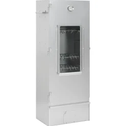 vidaXL Rookoven 3 st 44,5 x 29 x 110 cm Verzinkt staal zilver