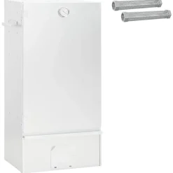 vidaXL Rookoven 3 st 44,5 x 29 x 83 cm Verzinkt staal zilver