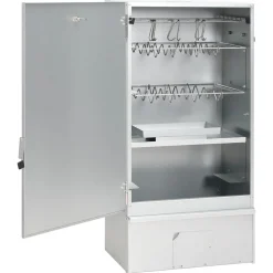 vidaXL Rookoven 3 st 44,5 x 29 x 83 cm Verzinkt staal zilver