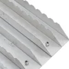 vidaXL Roskammen 3 st aluminium zilverkleurig