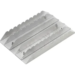 vidaXL Roskammen 3 st aluminium zilverkleurig