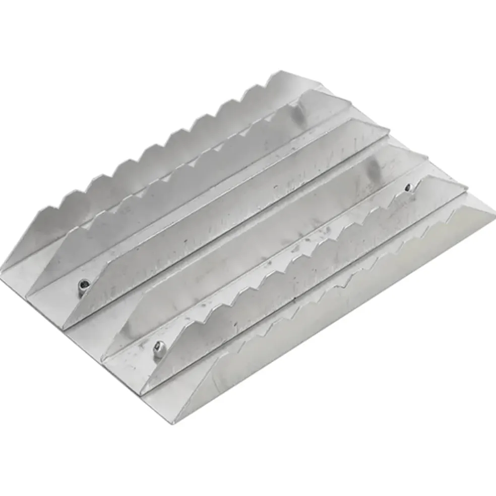 vidaXL Roskammen 3 st aluminium zilverkleurig