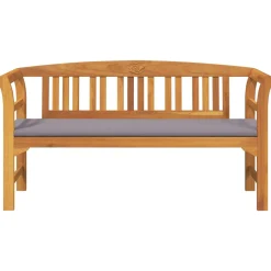 vidaXL Rozenbank 157 x 46 x 82,5 cm Massief Acaciahout Crèmewit