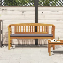vidaXL Rozenbank 157 x 46 x 82,5 cm Massief Acaciahout Crèmewit