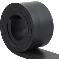 vidaXL Rubberen rand voor sneeuwploeg 150x8x1 cm zwart