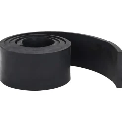 vidaXL Rubberen rand voor sneeuwploeg 150x8x1 cm zwart