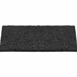 vidaXL Rubber granulaat patio pad Zwart 6 x 9 x 0,3 cm Rubber