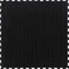 vidaXL Rubbertegel 12 mm 100x100 cm zwart
