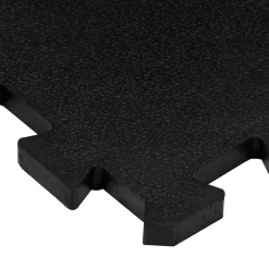 vidaXL Rubbertegels 9 st 16 mm 30x30 cm zwart