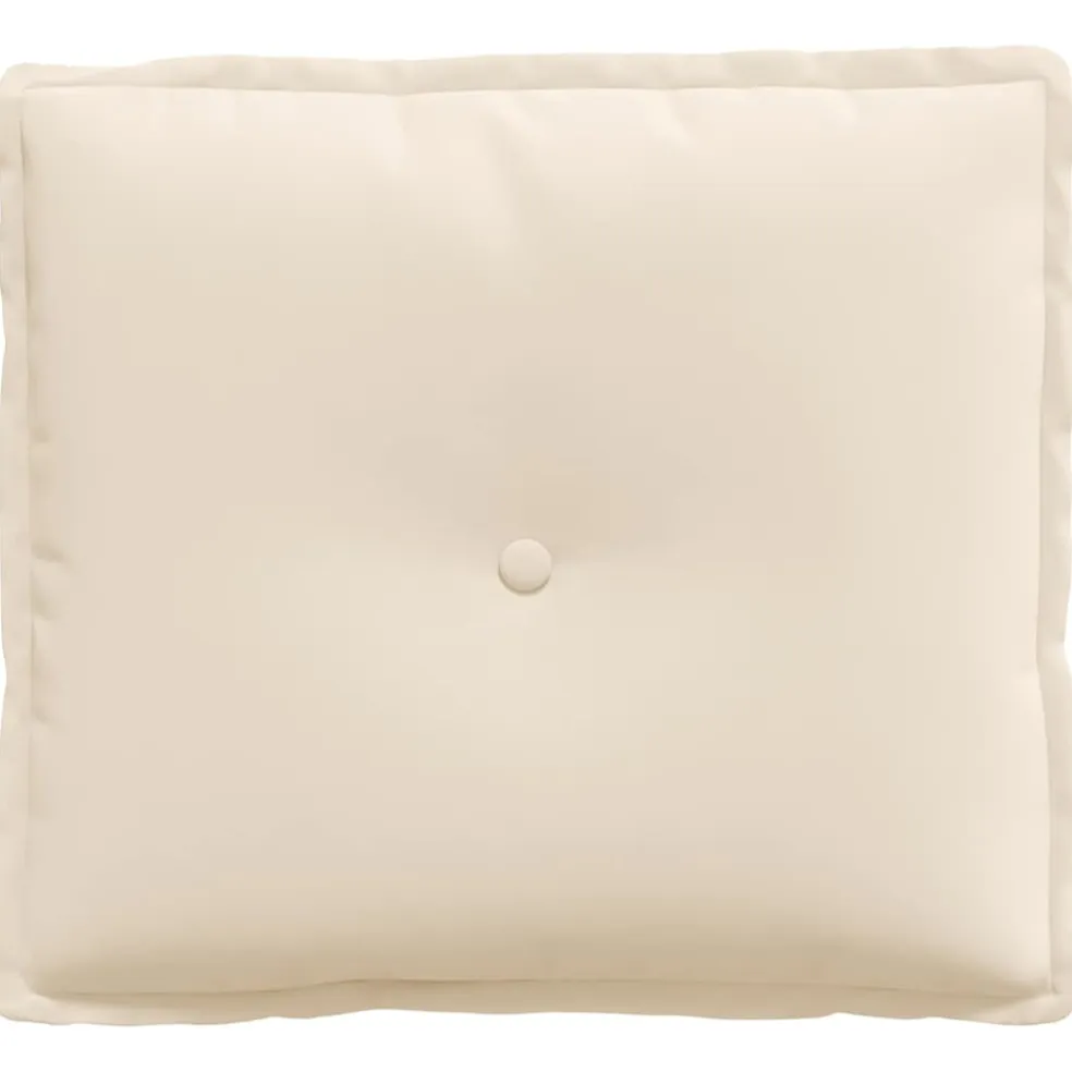 vidaXL Rugkussen Beige 50 x 45 cm Microvezel Stof