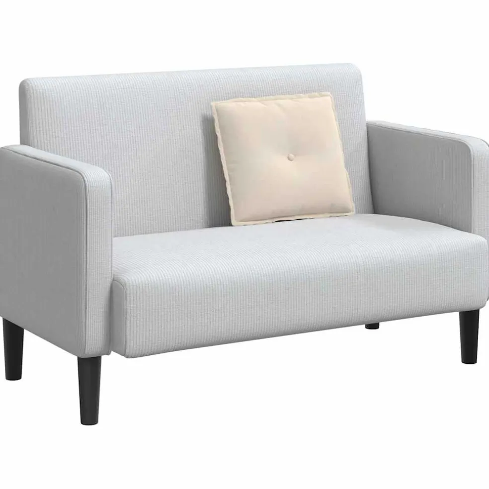 vidaXL Rugkussen Beige 50 x 45 cm Microvezel Stof