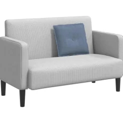 vidaXL Rugkussen Blauw 50 x 45 cm Katoen Stof