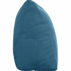 vidaXL Rugkussen Blauw 45 x 20 x 35 cm Cordstof