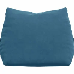 vidaXL Rugkussen Blauw 45 x 20 x 35 cm Cordstof