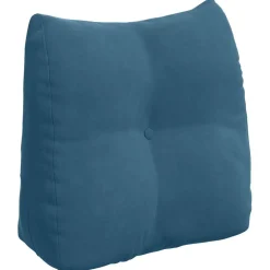 vidaXL Rugkussen Blauw 45 x 24 x 50 cm Fluweel