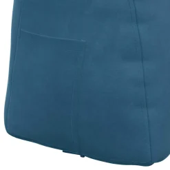 vidaXL Rugkussen Blauw 45 x 24 x 50 cm Fluweel