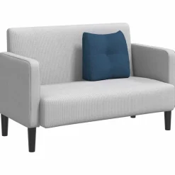 vidaXL Rugkussen Blauw 45 x 24 x 50 cm Stof