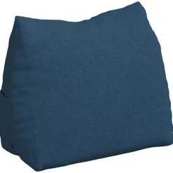 vidaXL Rugkussen Blauw 45 x 20 x 35 cm Stof