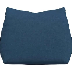 vidaXL Rugkussen Blauw 45 x 20 x 35 cm Stof