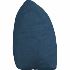 vidaXL Rugkussen Blauw 45 x 20 x 35 cm Stof