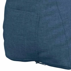 vidaXL Rugkussen Blauw 45 x 20 x 35 cm Stof