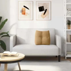 vidaXL Rugkussen Bruin 45 x 24 x 50 cm Fluweel