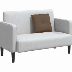 vidaXL Rugkussen Bruin 50 x 19 x 45 cm Stof