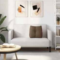 vidaXL Rugkussen Bruin 45 x 24 x 50 cm Stof