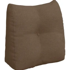 vidaXL Rugkussen Bruin 45 x 24 x 50 cm Stof