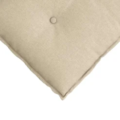 vidaXL Rugkussen Crème 50 x 19 x 45 cm Stof