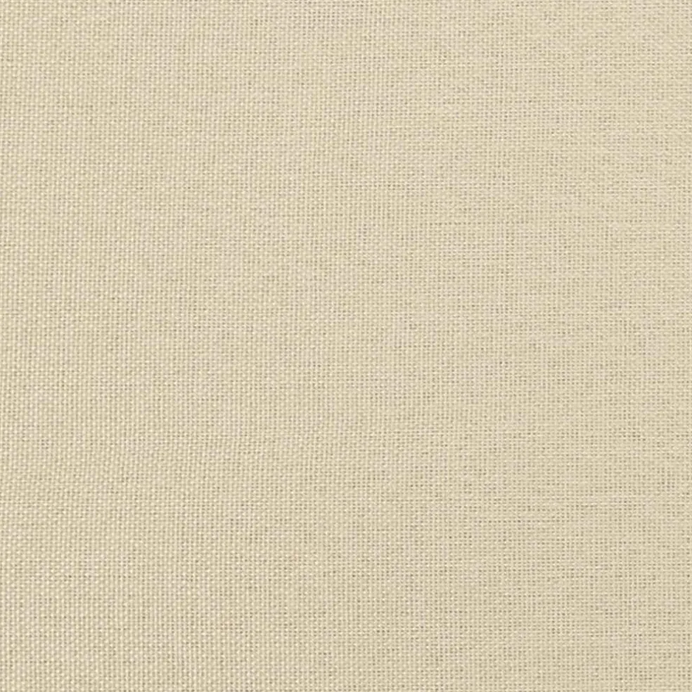 vidaXL Rugkussen Crème 50 x 19 x 45 cm Stof