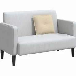 vidaXL Rugkussen Crème 50 x 19 x 45 cm Stof