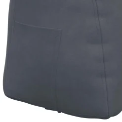 vidaXL Rugkussen Donkergrijs 45 x 24 x 50 cm Fluweel