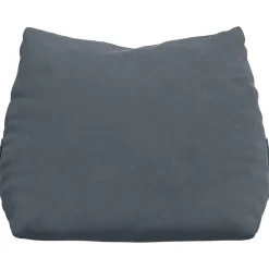 vidaXL Rugkussen Donkergrijs 45 x 20 x 35 cm Cordstof