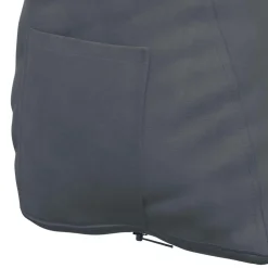vidaXL Rugkussen Donkergrijs 45 x 20 x 35 cm Cordstof