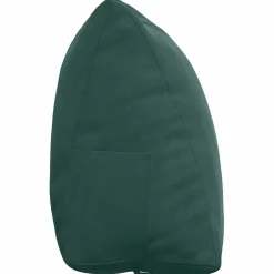 vidaXL Rugkussen Donkergroen 45 x 20 x 35 cm Cordstof