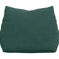 vidaXL Rugkussen Donkergroen 45 x 20 x 35 cm Cordstof