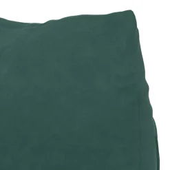 vidaXL Rugkussen Donkergroen 45 x 20 x 35 cm Cordstof