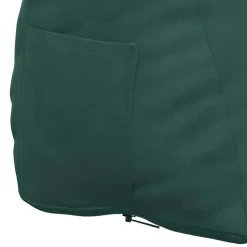 vidaXL Rugkussen Donkergroen 45 x 20 x 35 cm Cordstof