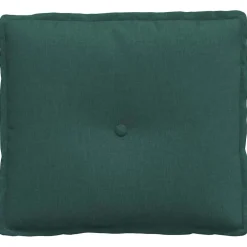 vidaXL Rugkussen Donkergroen 50 x 19 x 45 cm Stof