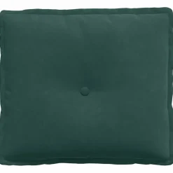 vidaXL Rugkussen Donkergroen 50 x 45 cm Katoen Stof