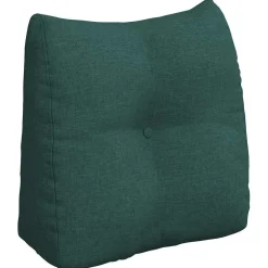 vidaXL Rugkussen Donkergroen 45 x 24 x 50 cm Stof
