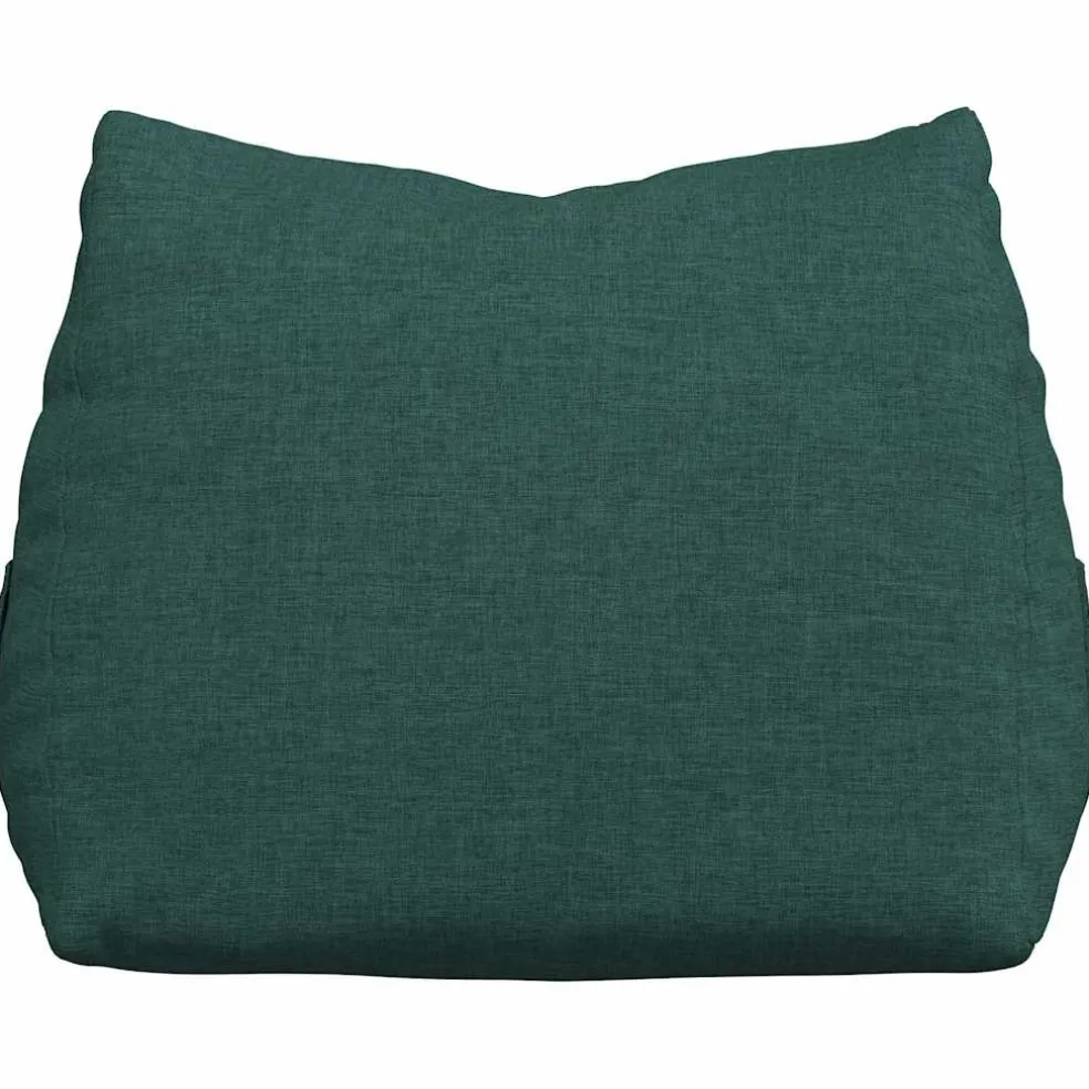 vidaXL Rugkussen Donkergroen 45 x 20 x 35 cm Stof