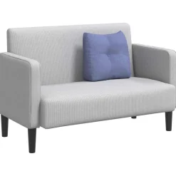 vidaXL Rugkussen Jeans Blauw 45 x 24 x 50 cm Stof