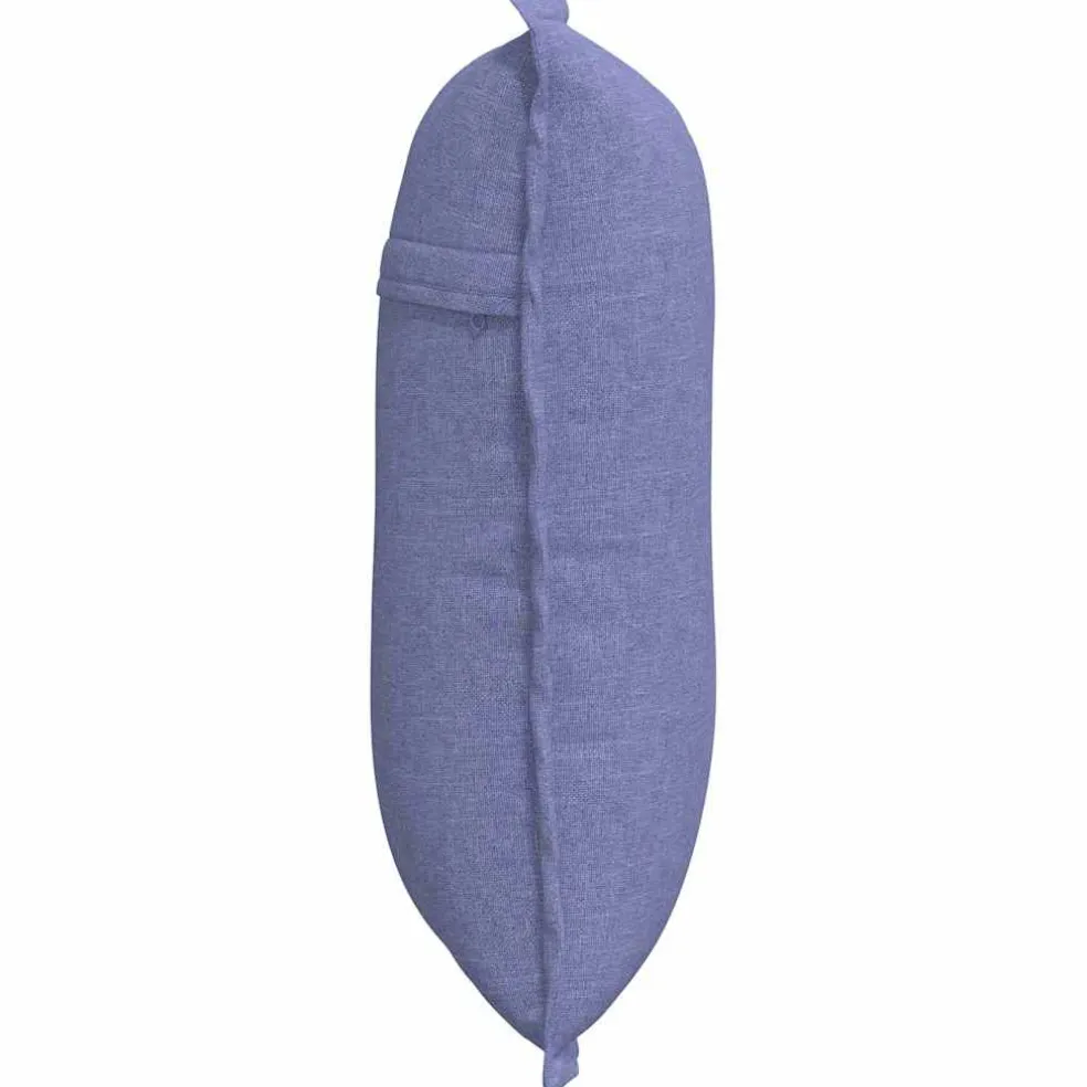vidaXL Rugkussen Jeans Blauw 50 x 19 x 45 cm Stof