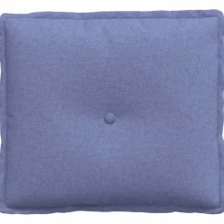 vidaXL Rugkussen Jeans Blauw 50 x 19 x 45 cm Stof