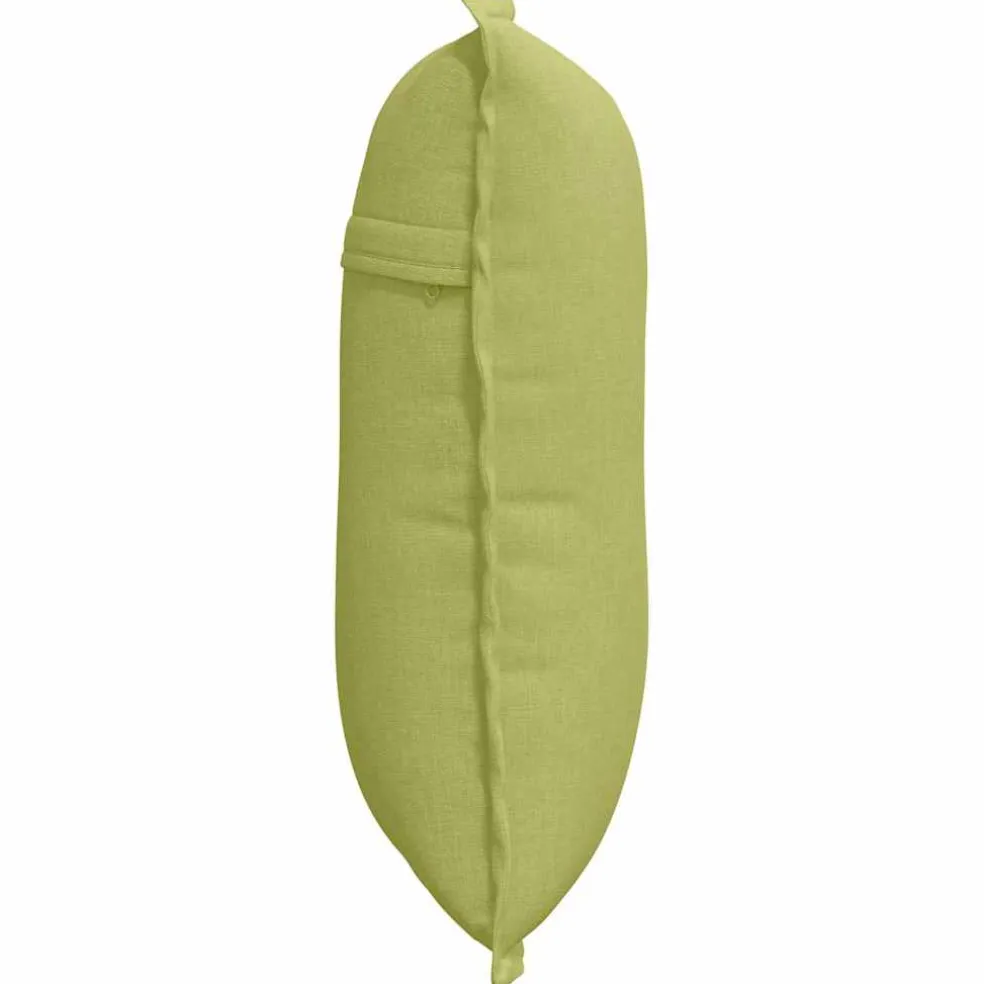 vidaXL Rugkussen Lichtgroen 50 x 19 x 45 cm Stof