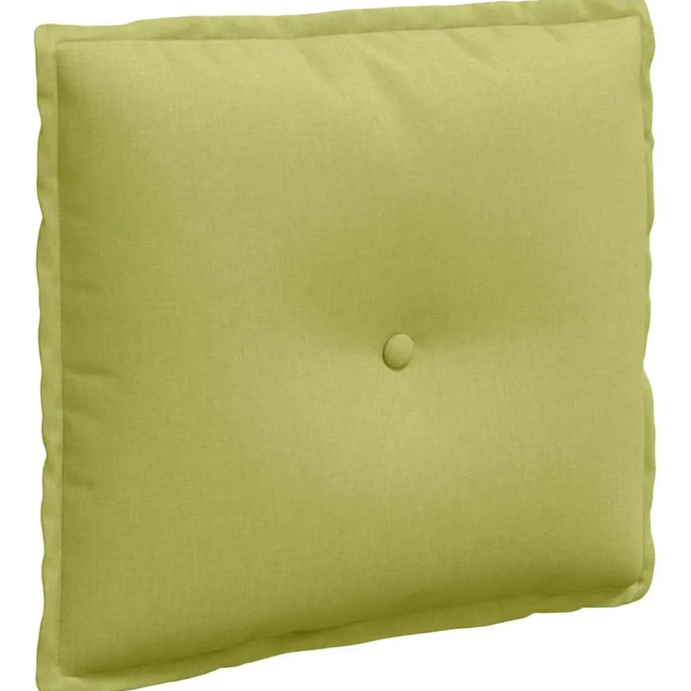 vidaXL Rugkussen Lichtgroen 50 x 19 x 45 cm Stof