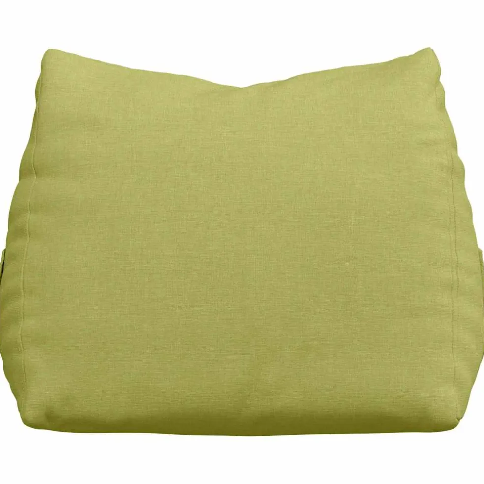 vidaXL Rugkussen Lichtgroen 45 x 20 x 35 cm Stof