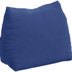 vidaXL Rugkussen Politieblauw 45 x 20 x 35 cm Cordstof